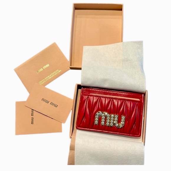 NIB Miu Miu Card Case - Picture 1 of 6